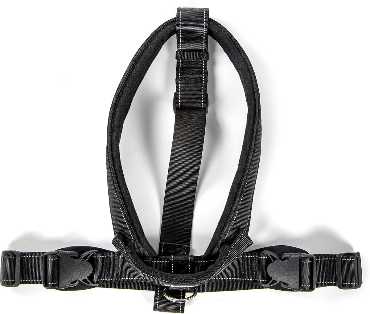 Crash-Tested Multipurpose Seatbelt Dog Harness - Black, Large