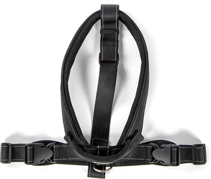 Crash-Tested Multipurpose Seatbelt Dog Harness - Black, Large