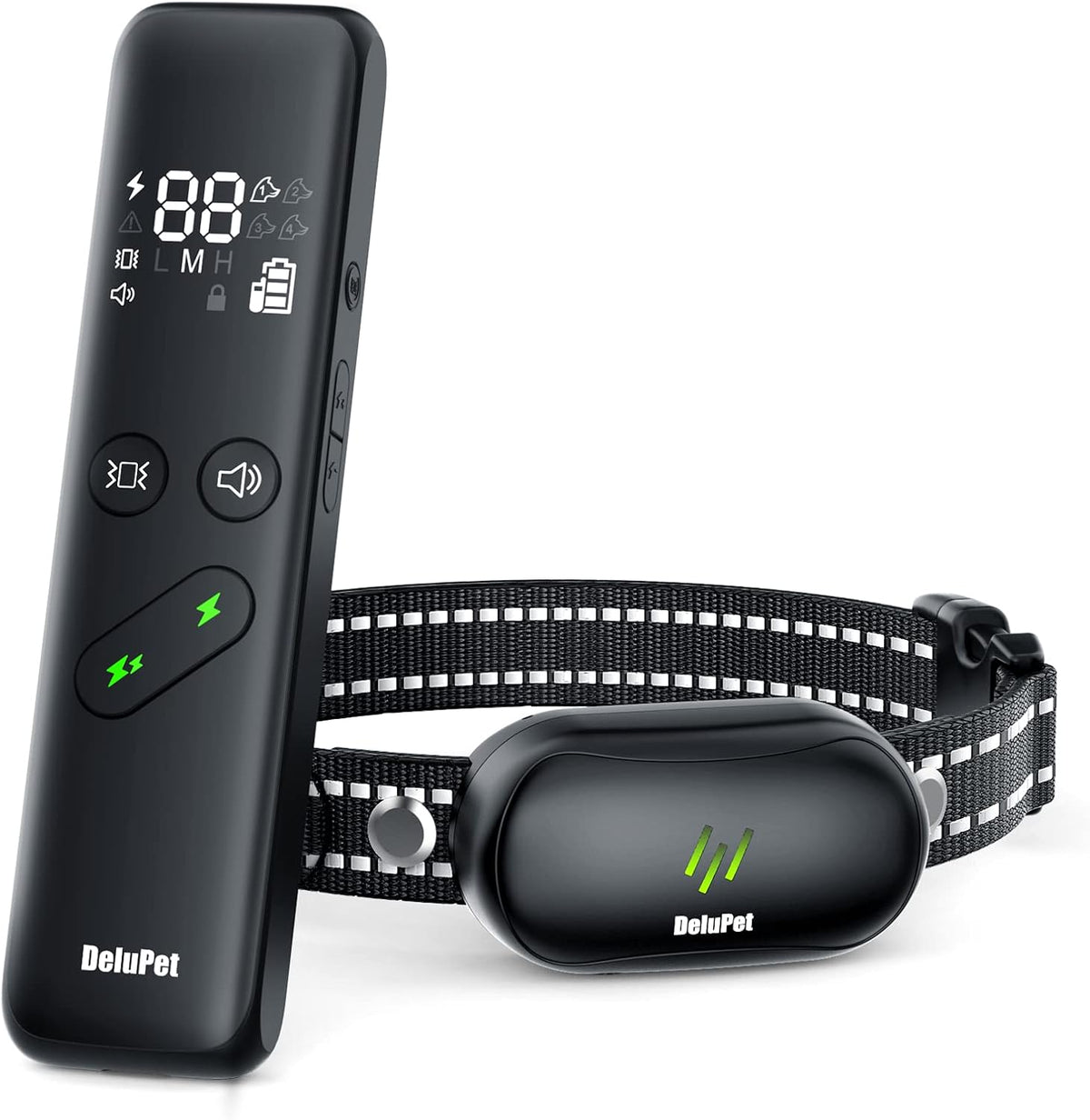Dog Shock Collar, Electric Dog Training Collar with Remote & 4-Channels