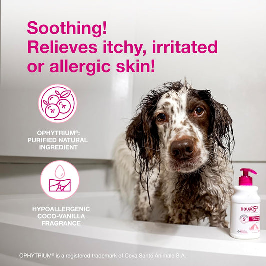 S3 Calm Dog Shampoo for Itchy Skin Relief, Dog Shampoo for Allergies and Itching, Soothes Itchy, Irritated or Allergic Skin For Dogs and Cats, 6.7 fl oz