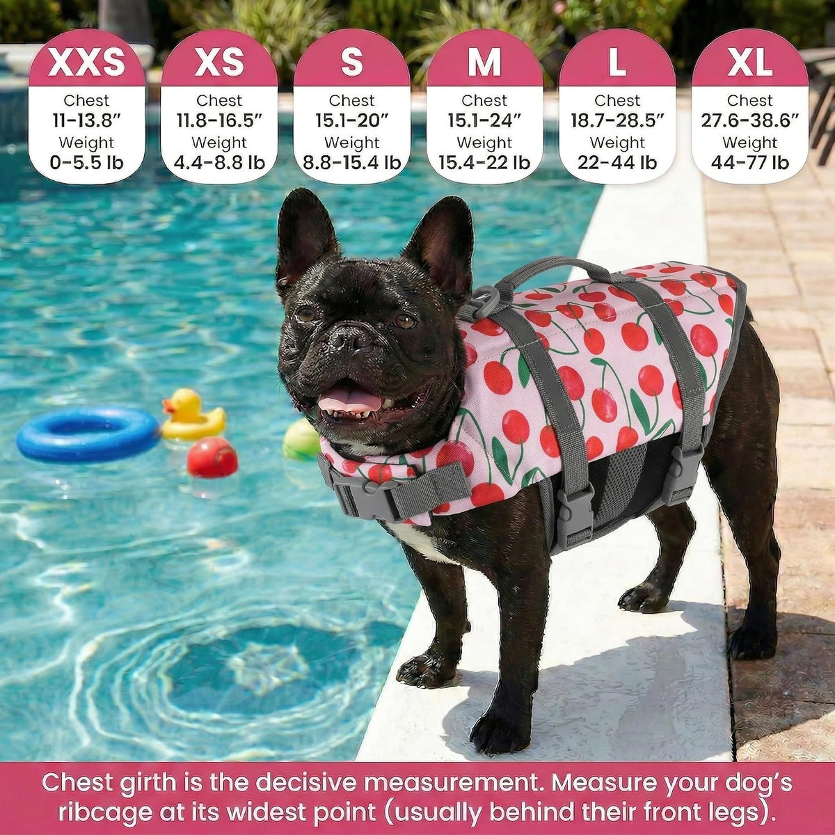 Dog Life Jacket with Rescue Handle, Dog Life Vest for Swimming Boating, Adjustable Reflective Puppy Swim Vest with Superior Buoyancy for Small Medium Large Dogs