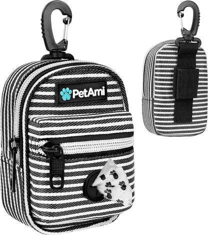 Dog Poop Bag Holder for Leash, Waste Bag Dispenser Pet Pouch, Blue
