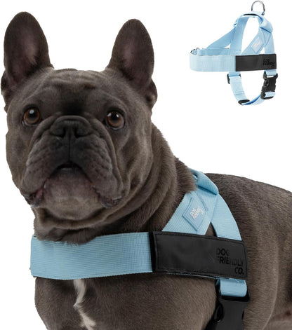 Co. Dog Harness for Medium Sized Dogs (Brown, Medium) | One Click Buckle, Chafe Resistant Webbing, Adjustable Neck & Chest, and Heavy Duty D-Ring, Sturdy Comfortable and Easy to Use