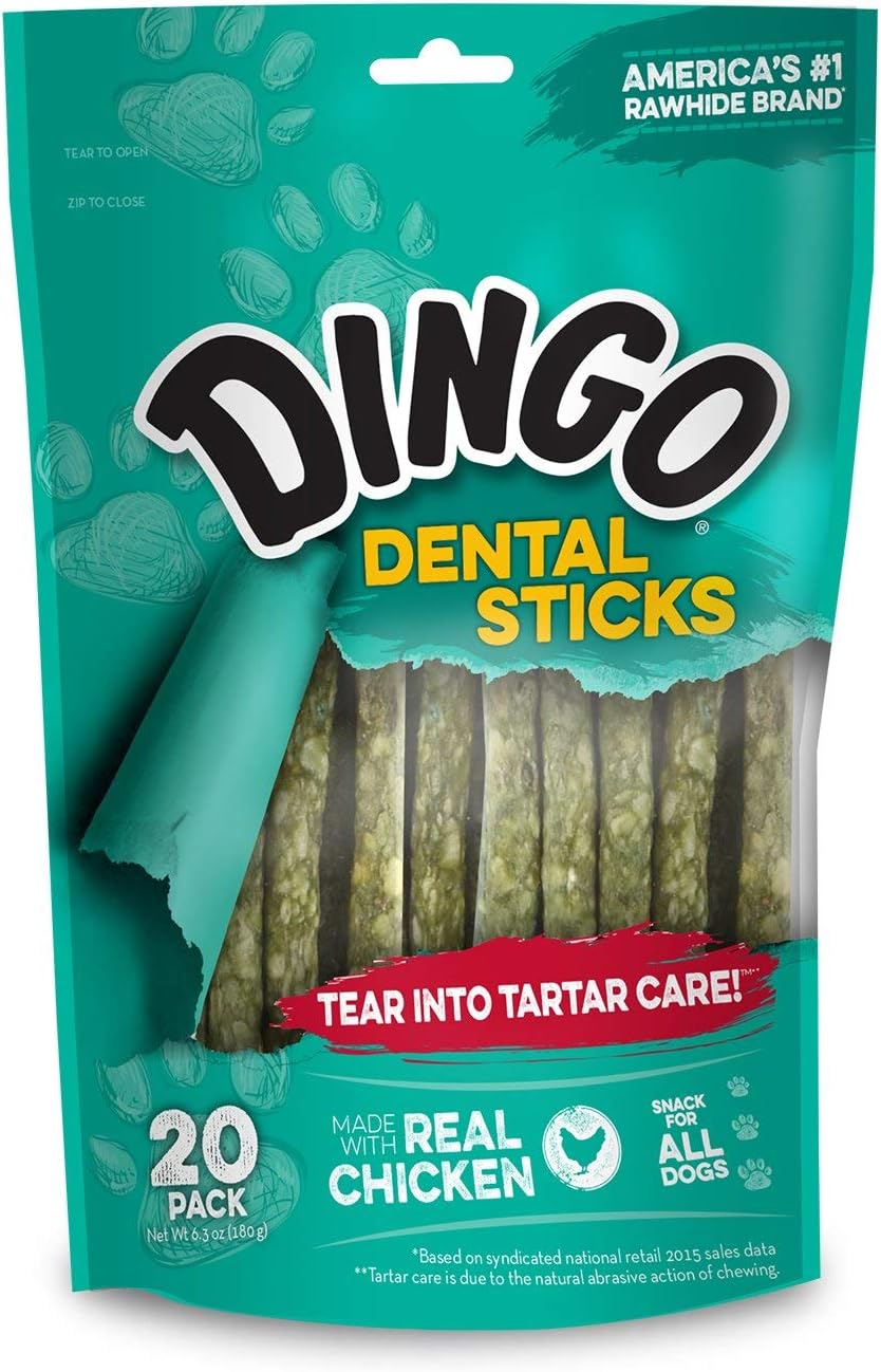 Dental Sticks Dog Treats With Real Chicken & Parsley
