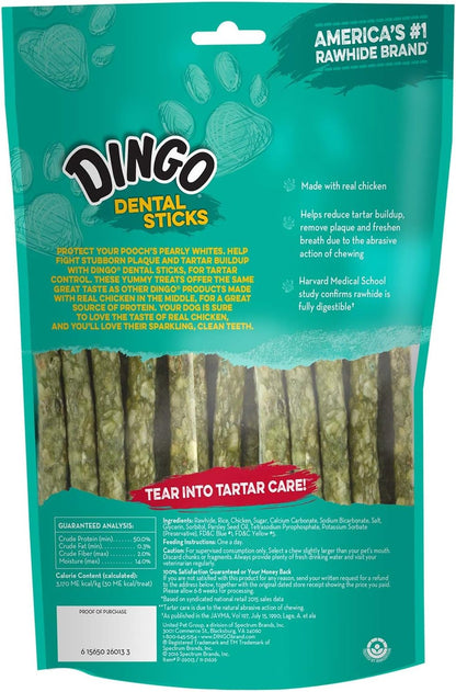 Dental Sticks Dog Treats With Real Chicken & Parsley