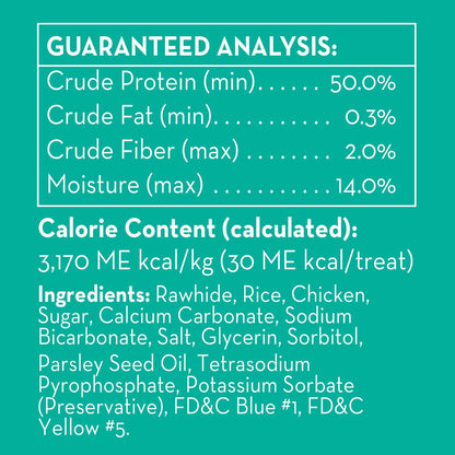 Dental Sticks Dog Treats With Real Chicken & Parsley