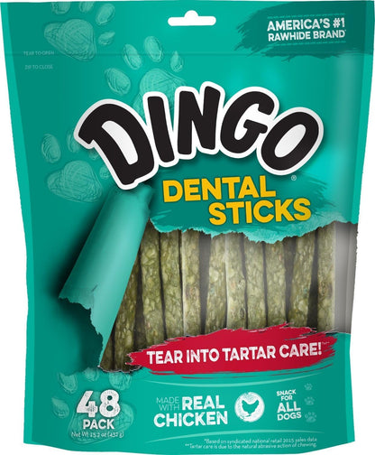 Dental Sticks Dog Treats With Real Chicken & Parsley