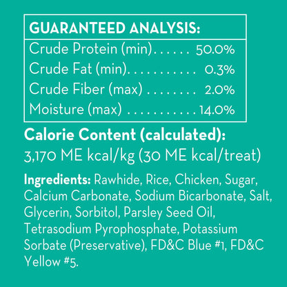 Dental Sticks Dog Treats With Real Chicken & Parsley