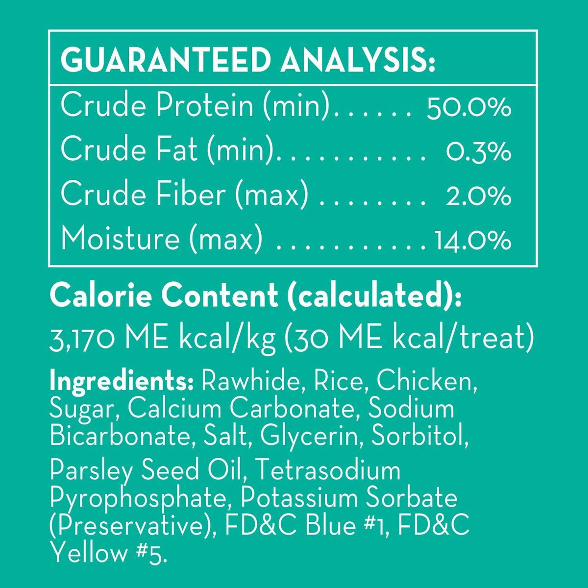 Dental Sticks Dog Treats With Real Chicken & Parsley