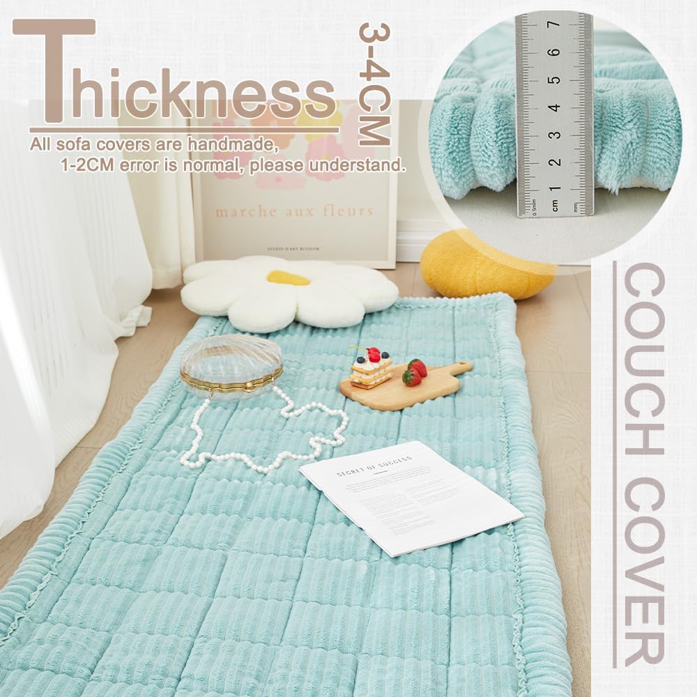 Couch Covers for Dogs Washable, Non Slip Sofa Protector Pet Friendly | Thick, Soft Furniture Cover, Against Pets Hair & Scratch, Fits Leather and Fabric Couches, 27.6" X 59"