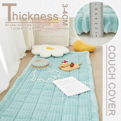 Couch Covers for Dogs Washable, Non Slip Sofa Protector Pet Friendly | Thick, Soft Furniture Cover, Against Pets Hair & Scratch, Fits Leather and Fabric Couches, 27.6" X 59"