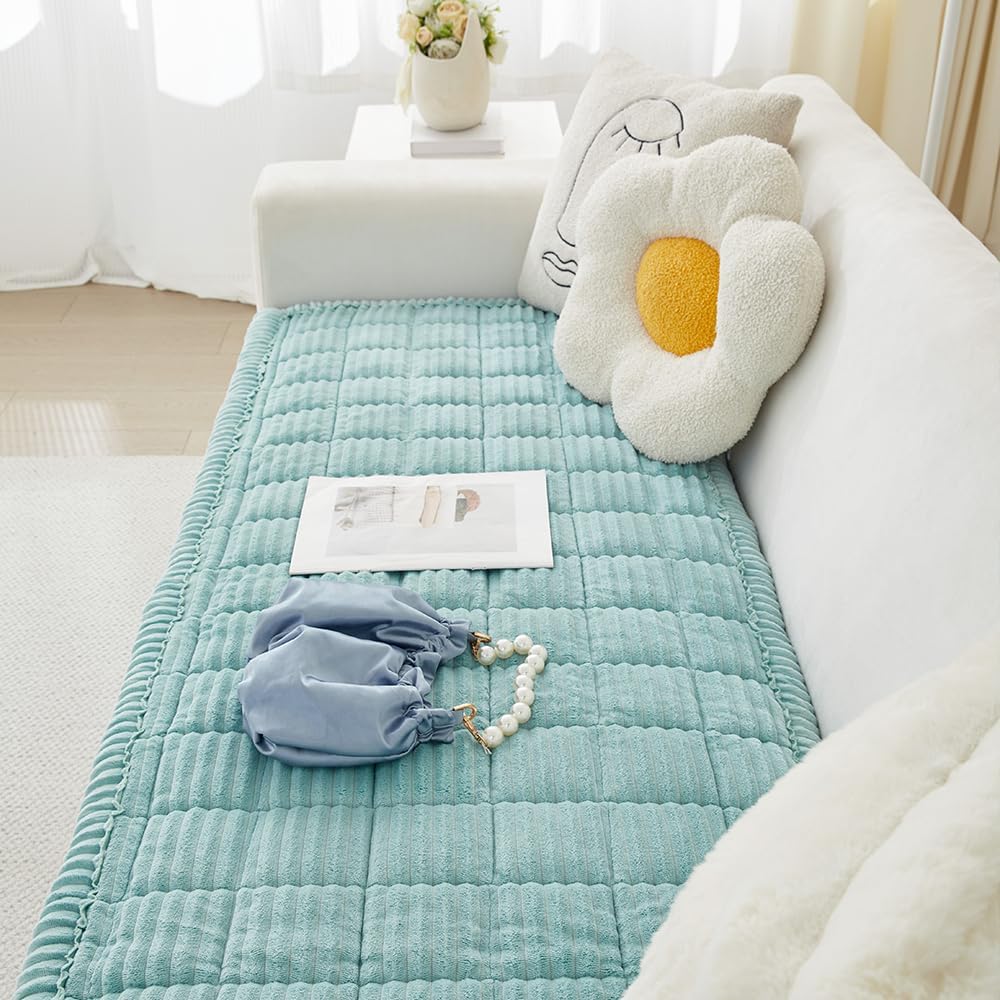 Couch Covers for Dogs Washable, Non Slip Sofa Protector Pet Friendly | Thick, Soft Furniture Cover, Against Pets Hair & Scratch, Fits Leather and Fabric Couches, 27.6" X 59"