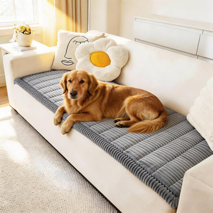Couch Covers for Dogs Washable, Non Slip Sofa Protector Pet Friendly | Thick, Soft Furniture Cover, Against Pets Hair & Scratch, Fits Leather and Fabric Couches, 27.6" X 59"