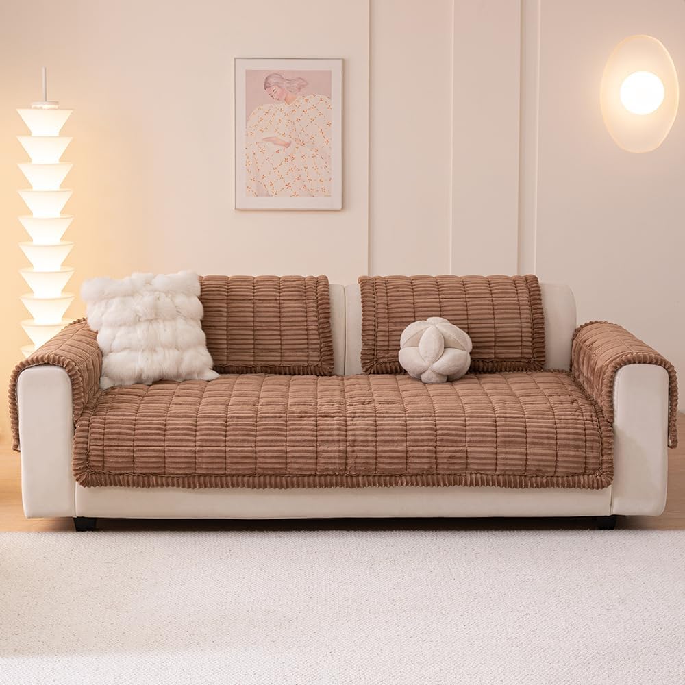 Couch Covers for Dogs Washable, Non Slip Sofa Protector Pet Friendly | Thick, Soft Furniture Cover, Against Pets Hair & Scratch, Fits Leather and Fabric Couches, 27.6" X 59"