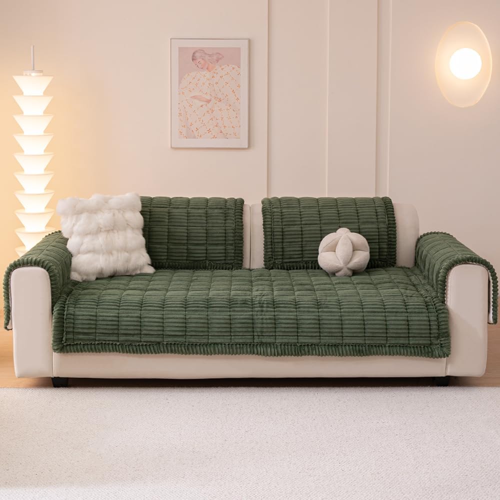 Couch Covers for Dogs Washable, Non Slip Sofa Protector Pet Friendly | Thick, Soft Furniture Cover, Against Pets Hair & Scratch, Fits Leather and Fabric Couches, 27.6" X 59"
