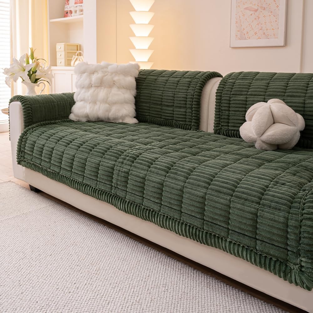 Couch Covers for Dogs Washable, Non Slip Sofa Protector Pet Friendly | Thick, Soft Furniture Cover, Against Pets Hair & Scratch, Fits Leather and Fabric Couches, 27.6" X 59"
