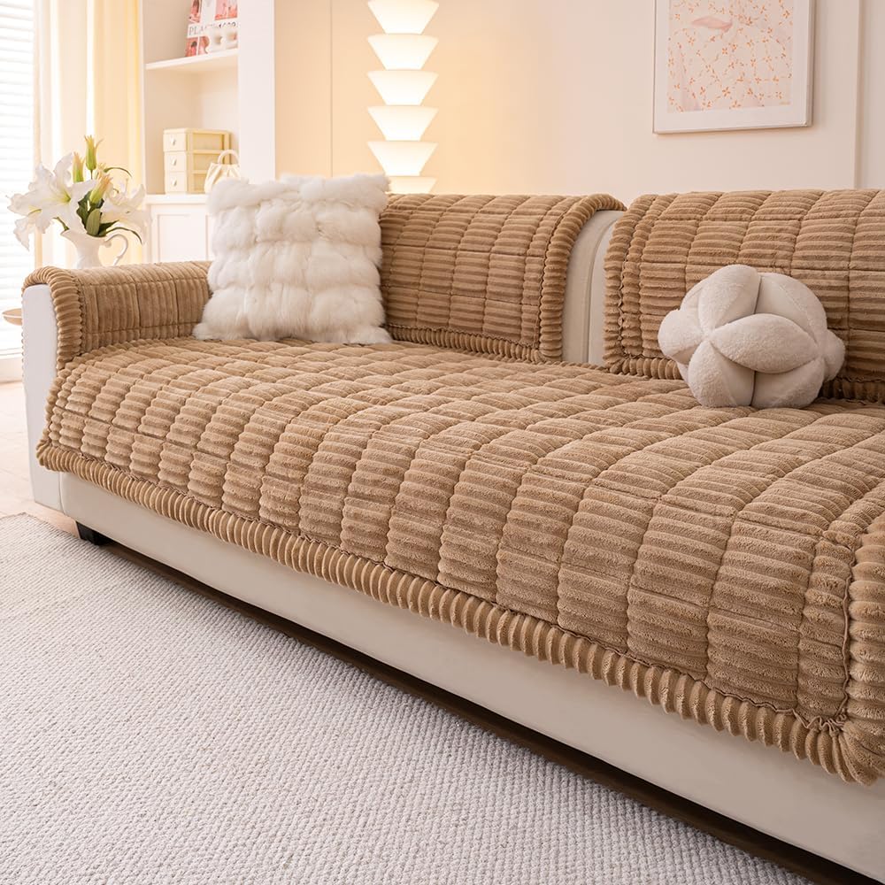 Couch Covers for Dogs Washable, Non Slip Sofa Protector Pet Friendly | Thick, Soft Furniture Cover, Against Pets Hair & Scratch, Fits Leather and Fabric Couches, 27.6" X 59"