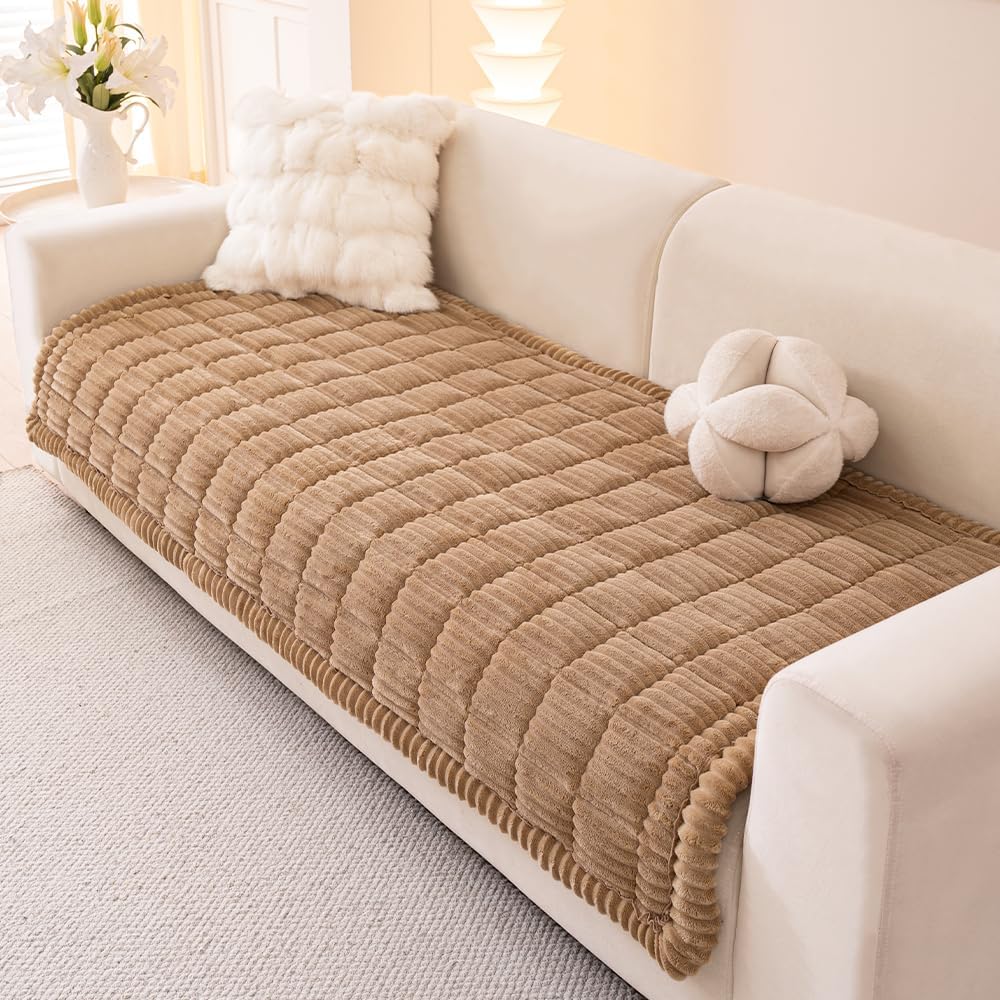 Couch Covers for Dogs Washable, Non Slip Sofa Protector Pet Friendly | Thick, Soft Furniture Cover, Against Pets Hair & Scratch, Fits Leather and Fabric Couches, 27.6" X 59"