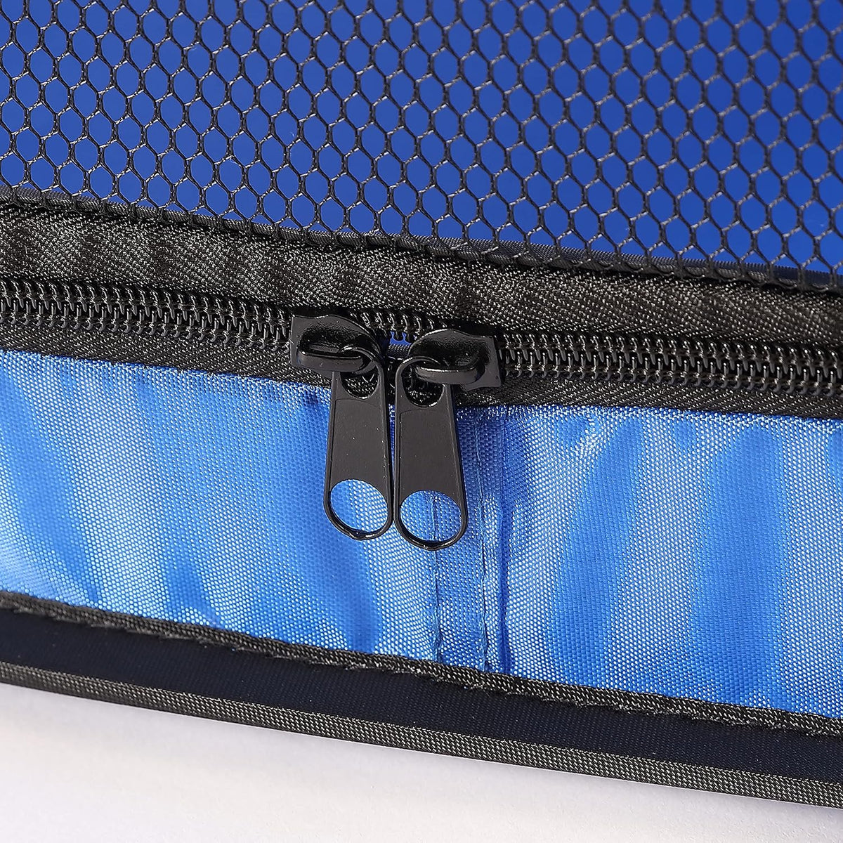 Portable Collapsible Pop Up Kennel, 32.5"L x 19.5"W x 19.5"H, Blue