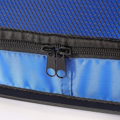 Portable Collapsible Pop Up Kennel, 32.5"L x 19.5"W x 19.5"H, Blue
