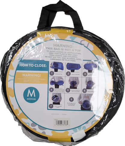 Portable Collapsible Pop Up Kennel, 32.5"L x 19.5"W x 19.5"H, Blue