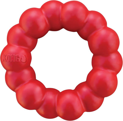 Ring, Natural Rubber Chew Toy for Dental Health, for Medium/Large Dogs
