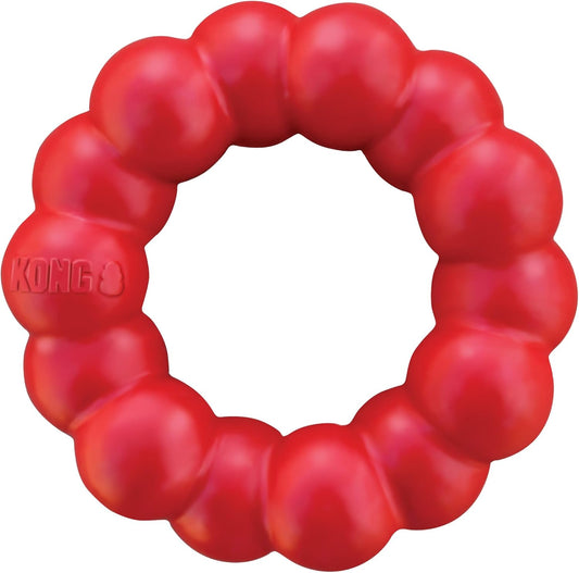 Ring, Natural Rubber Chew Toy for Dental Health, for Medium/Large Dogs