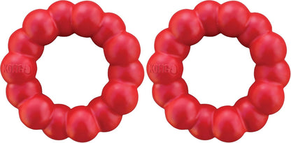 Ring, Natural Rubber Chew Toy for Dental Health, for Medium/Large Dogs