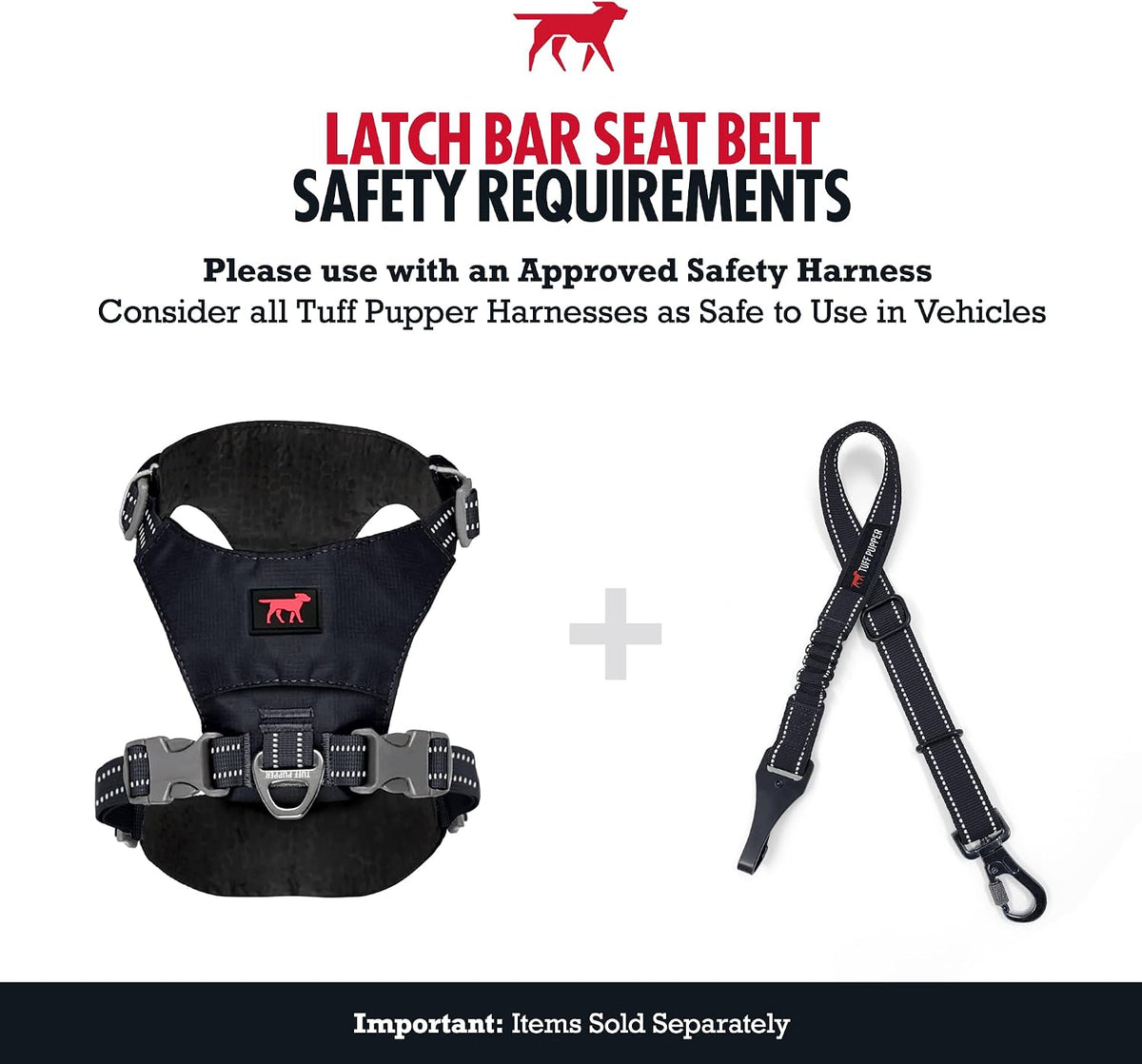 Dog Seat Belt | Adjustable Length Dog Seatbelt Restraint | Tangle-Free Locking Carabiner | Shock-Absorbing Bungee | Reflective Stitching for Visibility | Universal Fit for Cars & Trucks