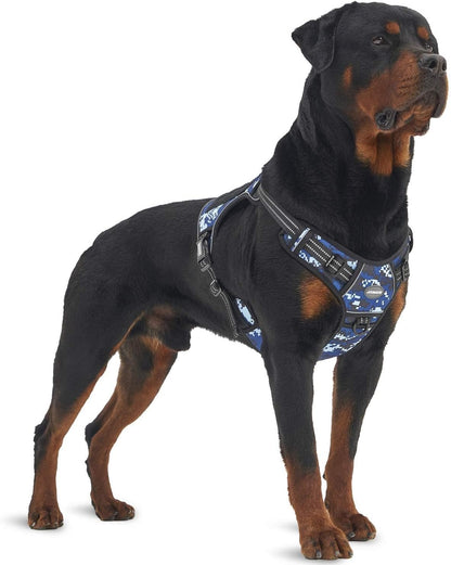 Auroth Tactical Dog Harness for Large Dogs No Pull Adjustable Pet Harness Reflective K9 Working Training Easy Control Pet Vest Military Service Dog Harnesses Army Yellow L | Easy Control with handle, Adjustable, Reflective, Military K9, for German
