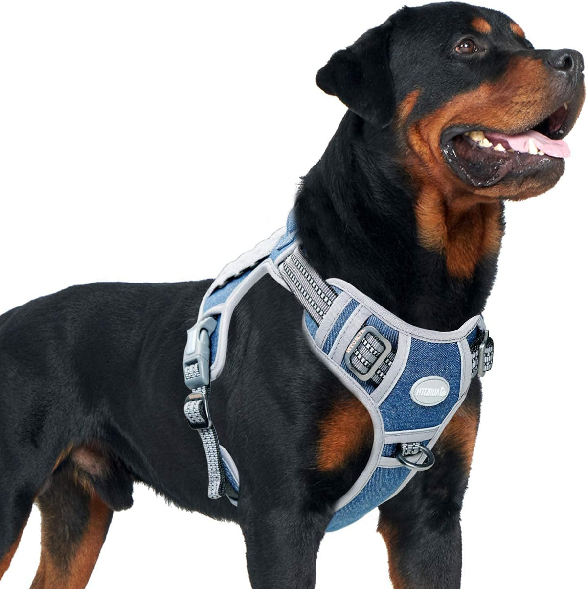 Auroth Tactical Dog Harness for Large Dogs No Pull Adjustable Pet Harness Reflective K9 Working Training Easy Control Pet Vest Military Service Dog Harnesses Army Yellow L | Easy Control with handle, Adjustable, Reflective, Military K9, for German