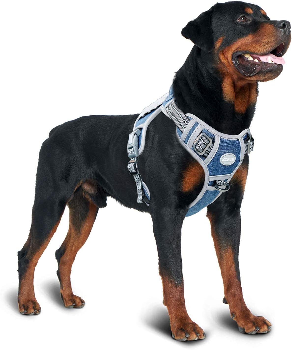 Auroth Tactical Dog Harness for Large Dogs No Pull Adjustable Pet Harness Reflective K9 Working Training Easy Control Pet Vest Military Service Dog Harnesses Army Yellow L | Easy Control with handle, Adjustable, Reflective, Military K9, for German