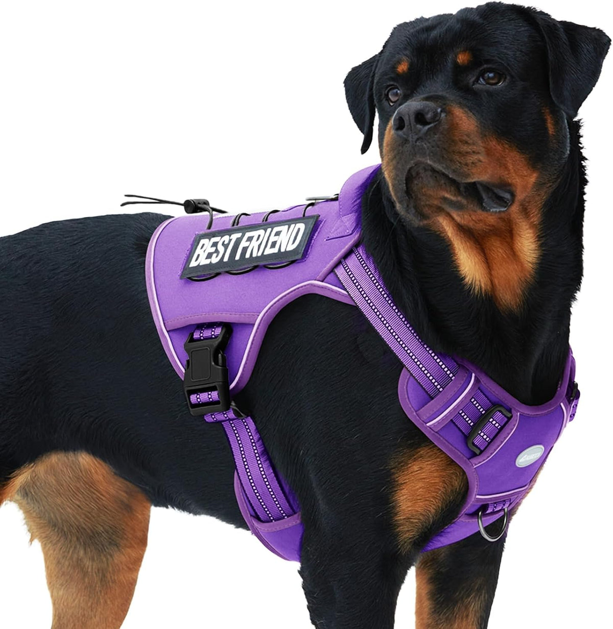 Auroth Tactical Dog Harness for Large Dogs No Pull Adjustable Pet Harness Reflective K9 Working Training Easy Control Pet Vest Military Service Dog Harnesses Army Yellow L | Easy Control with handle, Adjustable, Reflective, Military K9, for German