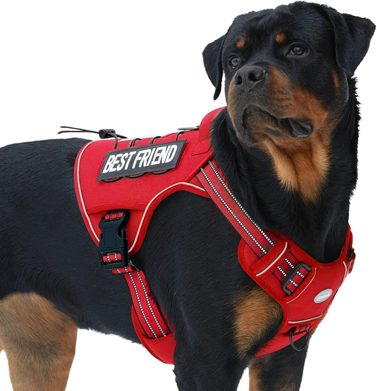 Auroth Tactical Dog Harness for Large Dogs No Pull Adjustable Pet Harness Reflective K9 Working Training Easy Control Pet Vest Military Service Dog Harnesses Army Yellow L | Easy Control with handle, Adjustable, Reflective, Military K9, for German