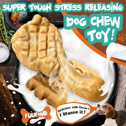 Tough Dog Chew Toys for Medium & Large Aggressive Chewers, 2 Pack