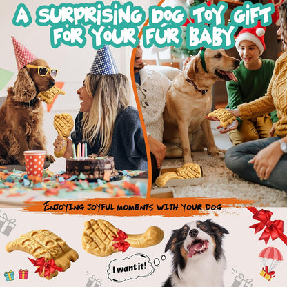 Tough Dog Chew Toys for Medium & Large Aggressive Chewers, 2 Pack