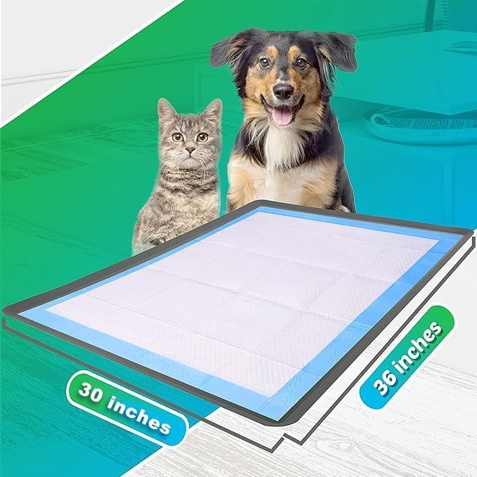 Dog Pee Pad Holder - Fits Up to 30” x 36” Pee Pad - - Grey