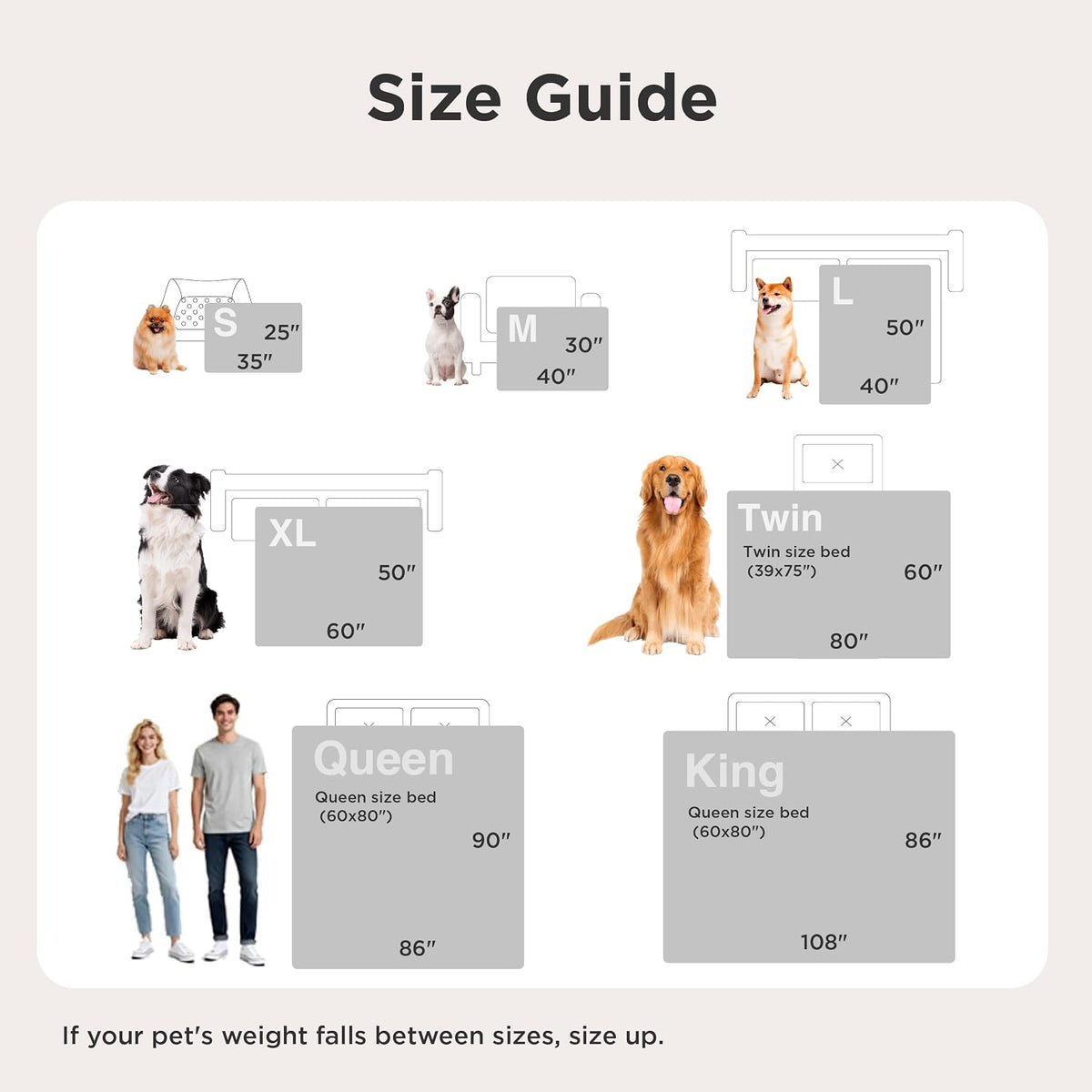 ComfyFleece™ Waterproof Dog Blankets for Large Dogs,50x60 Cream | Soft Plush Couch Cover,Washable Corduroy Fleece for Furniture Protector,Cozy Calming Reversible Pet Blanket for Senior Dogs