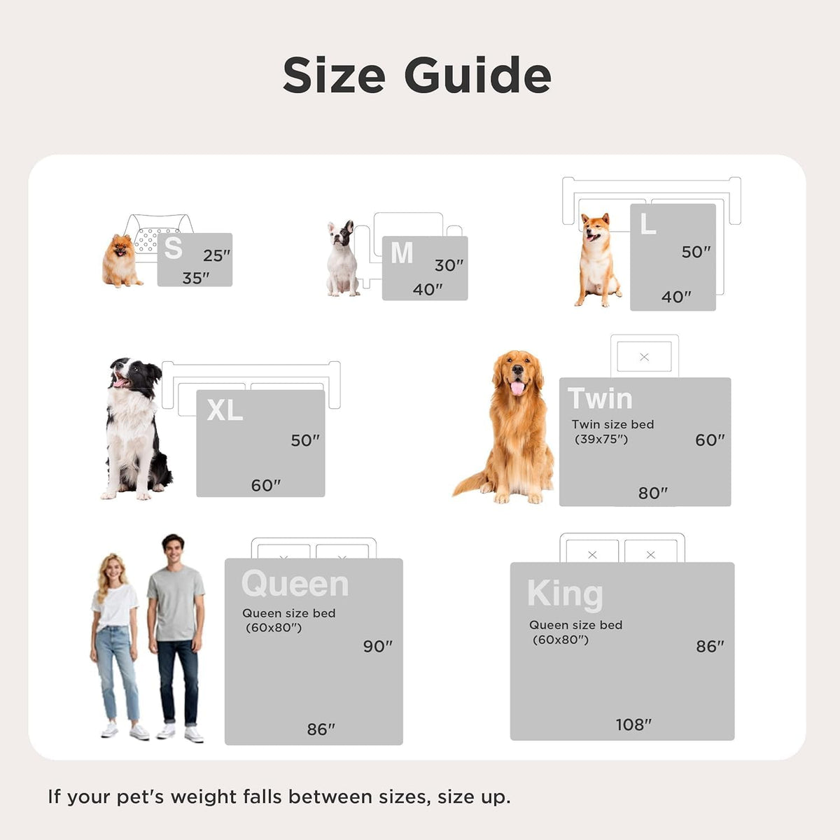 ComfyFleece™ Waterproof Dog Blankets for Large Dogs,50x60 Cream | Soft Plush Couch Cover,Washable Corduroy Fleece for Furniture Protector,Cozy Calming Reversible Pet Blanket for Senior Dogs
