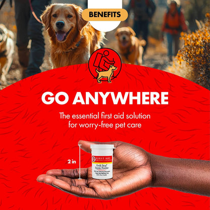 Kwik Stop Styptic Powder for Dogs, Cats, and Birds, 0.5 Ounce
