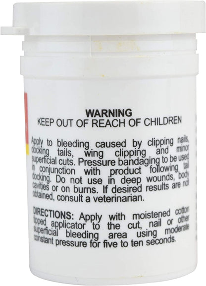 Kwik Stop Styptic Powder for Dogs, Cats, and Birds, 0.5 Ounce