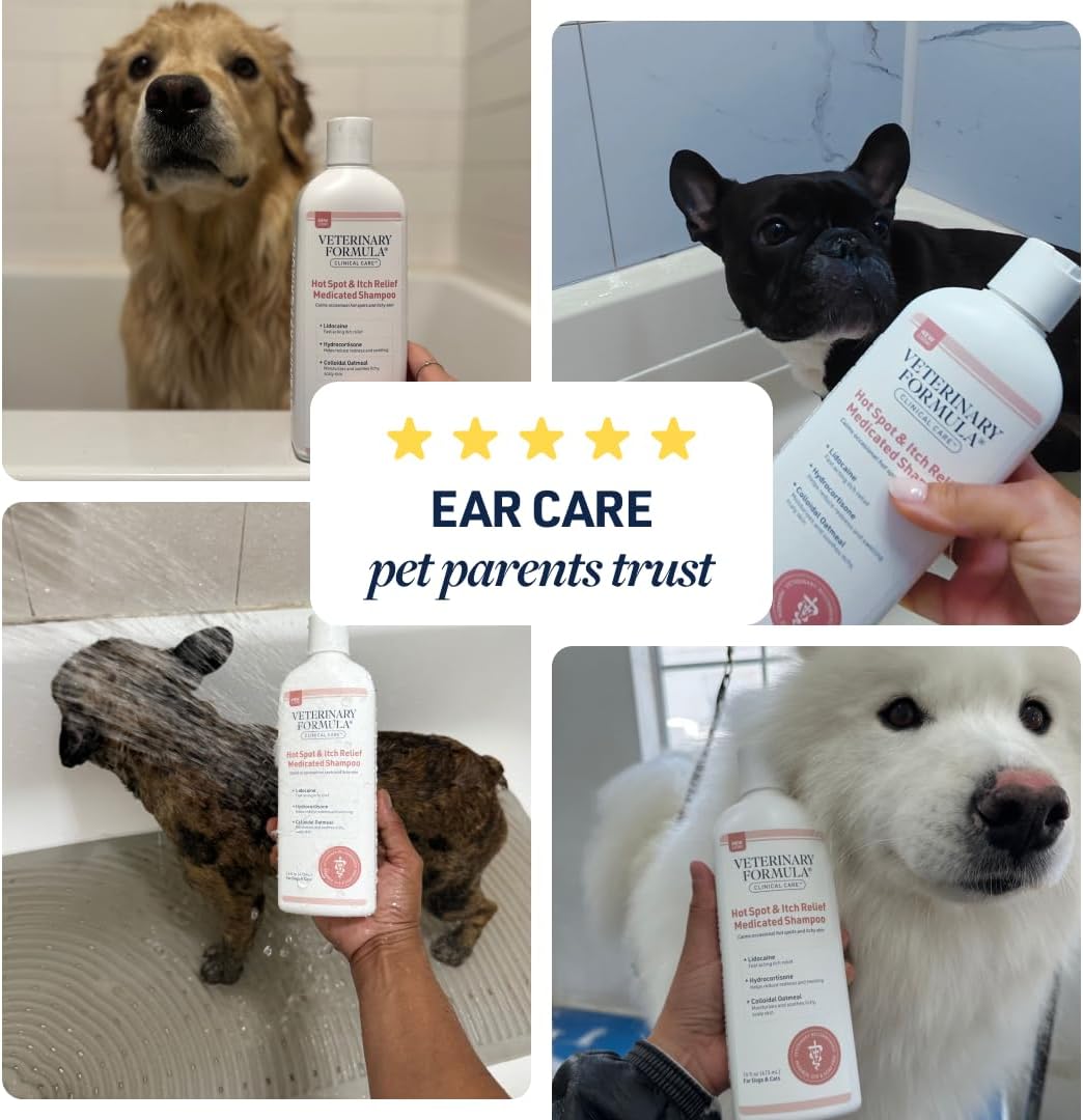 Clinical Care Hot Spot & Itch Relief Pet Shampoo, 16 oz