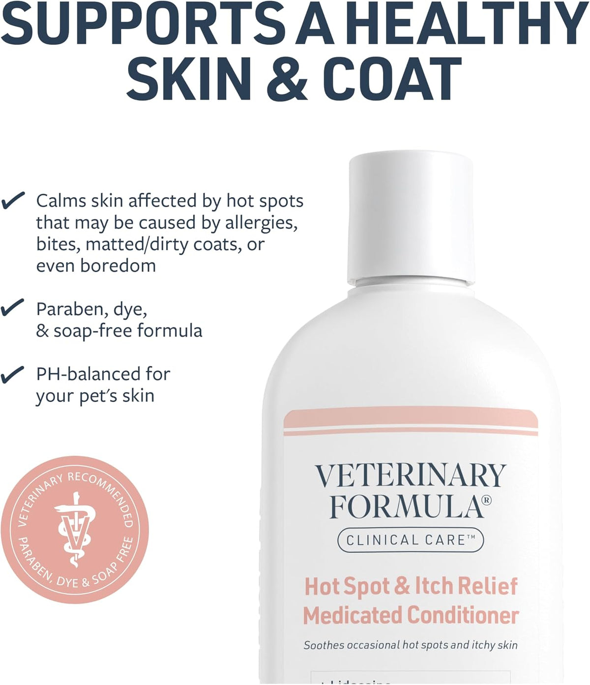 Clinical Care Hot Spot & Itch Relief Pet Shampoo, 16 oz