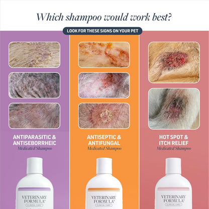 Clinical Care Hot Spot & Itch Relief Pet Shampoo, 16 oz