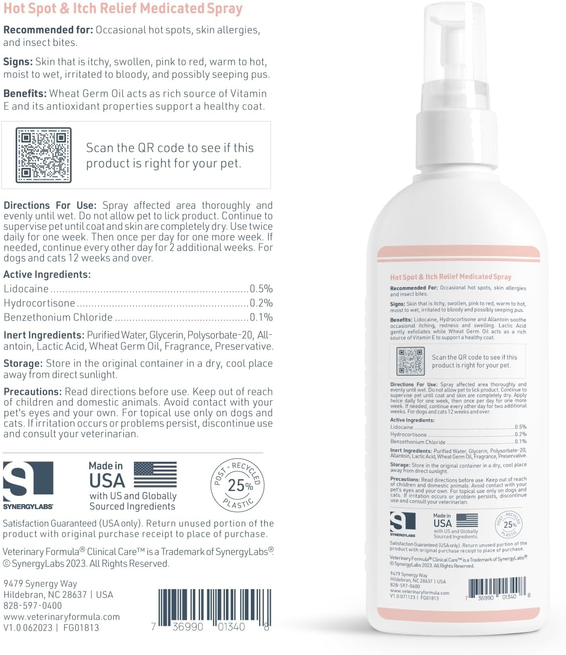 Clinical Care Hot Spot & Itch Relief Pet Shampoo, 16 oz