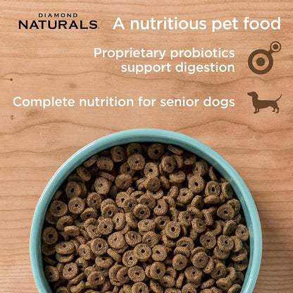 Senior Dry Dog Food, Chicken, Egg & Oatmeal, 35lb