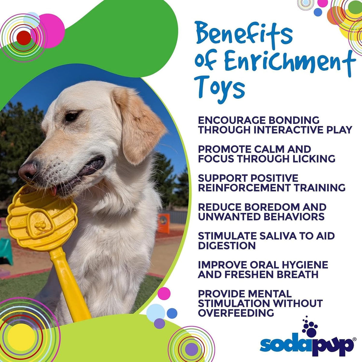 Lick Sticks eToy – Durable Interactive Enrichment Toy Made in USA from Non-Toxic, Pet-Safe, Food Safe Material for Bonding, Training, Calming, Mental Stimulation, Oral Health & More