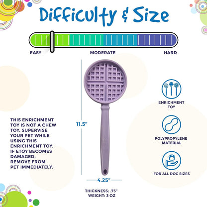 Lick Sticks eToy – Durable Interactive Enrichment Toy Made in USA from Non-Toxic, Pet-Safe, Food Safe Material for Bonding, Training, Calming, Mental Stimulation, Oral Health & More