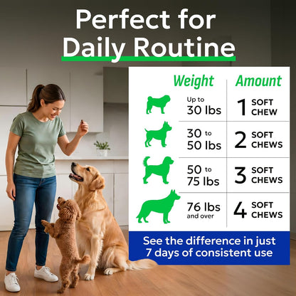 Dog Teeth Breath Freshener Chews, Dental Cleaning Treats