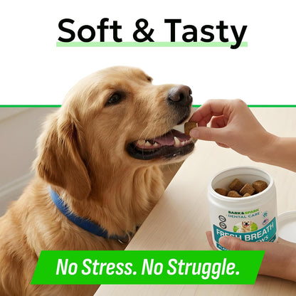 Dog Teeth Breath Freshener Chews, Dental Cleaning Treats